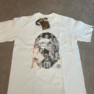 White Graphic T-Shirt with Iconic Print